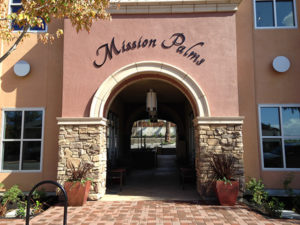 Mission Palms entryway